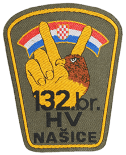 Vojarna 132 brigade Našice logo